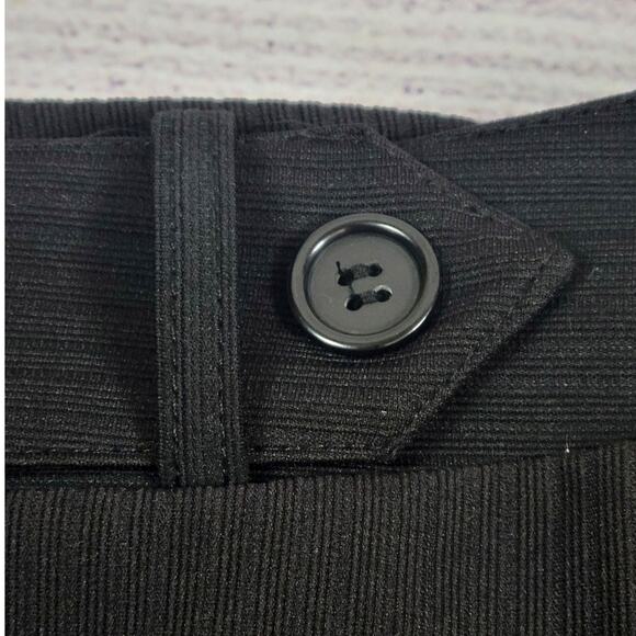 Sixteen Black Ribbed 1 Button Pull On Pants Size 2X - Picture 2 of 8